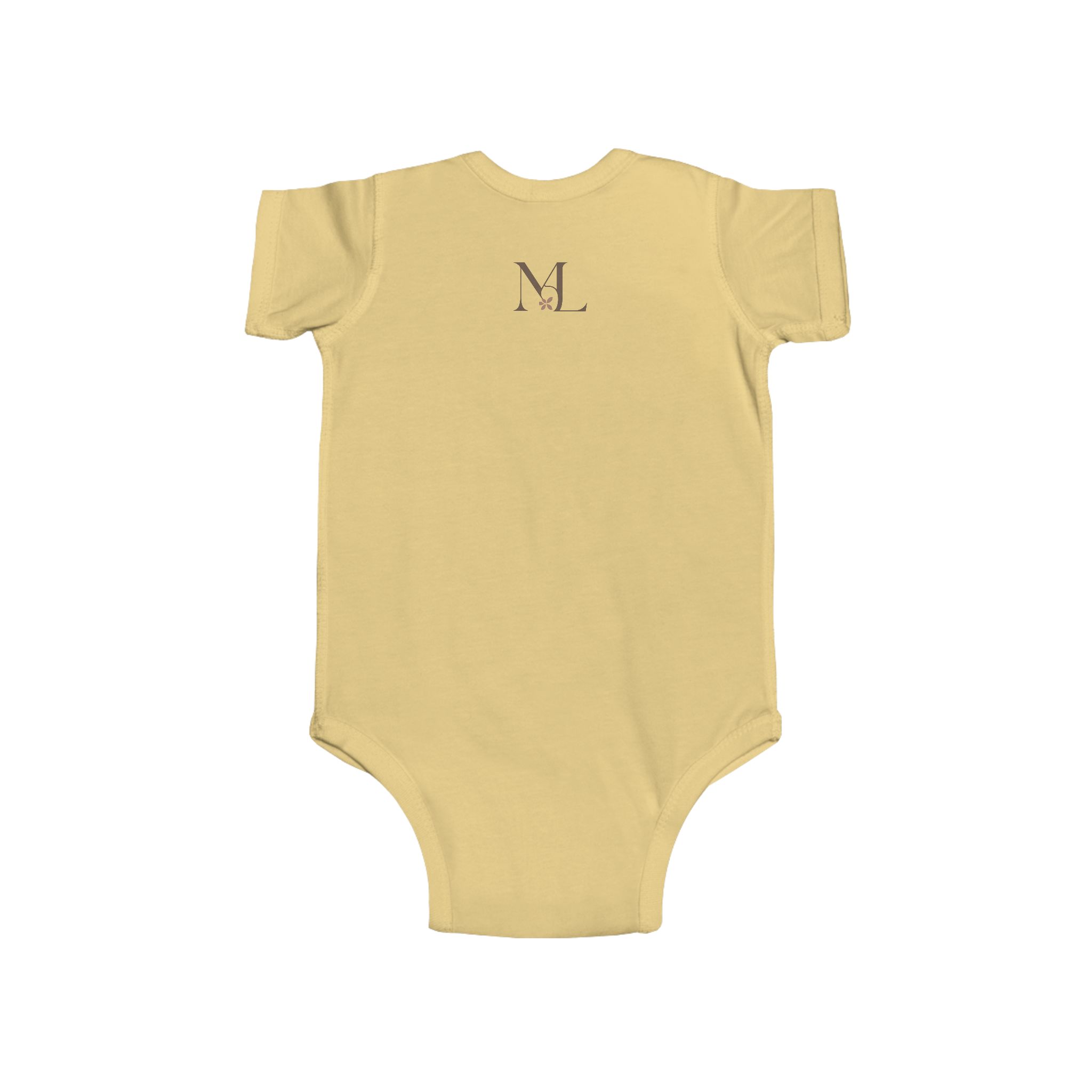 Baby Bodysuit — Vintage Bunny in Pink Dress Infant Onesie - Image 5