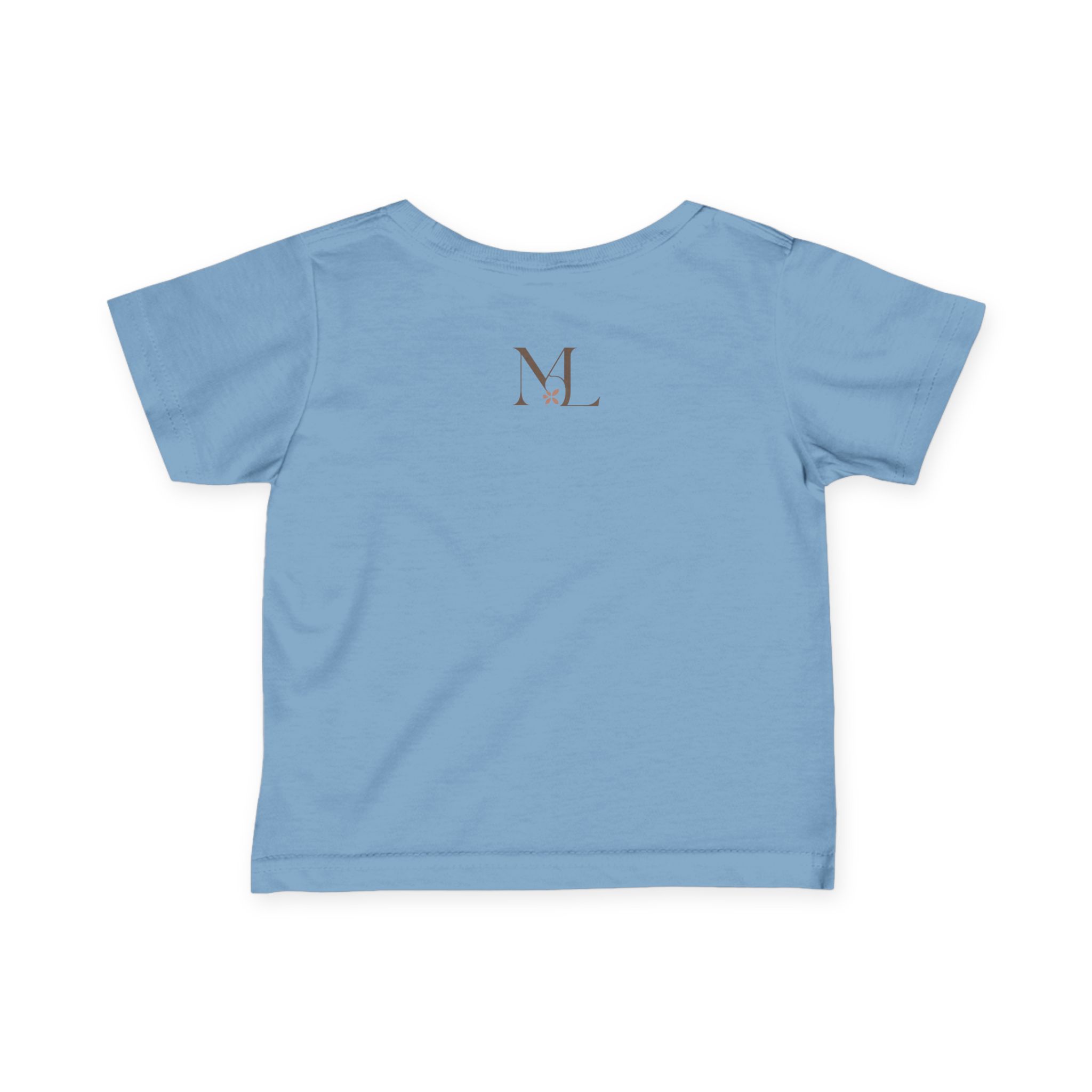 Infant Tee — Watercolor Peter Rabbit with ‘Love You’ Flag (Baby Shower Gift) - Image 6